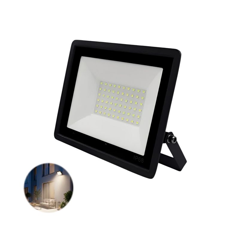 Reflector Led 100w Luz Blanca Resistente Ip66