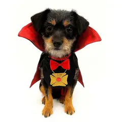 GENERICO - DISFRAZ de Halloween DRÁCULA para Mascotas Talla S