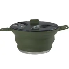 TERRA FORCE - Olla Silicona Plegable 24L - Camping Militar