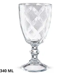 ICHIMATSU - Set de 6 Copas para vino de vidrio Llamas 340 ml-Ichimatsu