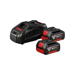 BOSCH - Kit De Baterías + Cargador Profes. 18v 4.0 Amperios