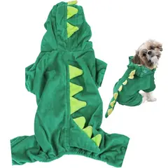 GENERICO - DISFRAZ Pijama de DINOSAURIO para Mascotas Talla 1