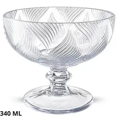 ICHIMATSU - Set de 6 Copas para helado de vidrio Llamas 340 ml-