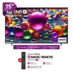 LG - Televisor 75” 4K UHD Smart TV ThinQ AI 75UA8000PSA 2025