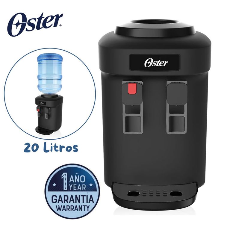 Dispensador de Agua Oster® 20L con Caño de Agua Caliente y Fría