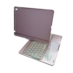 GENERICO - Case de aluminio con teclado inalámbrico recargable para ipad