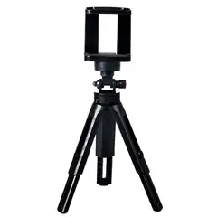 GENERICO - Mini Trípode Con Soporte Para Celular 360° - Negro