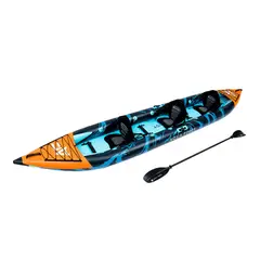 AQUA FORCE - Kayak Inflable Drop Stitch 3 Personas 500cm Honu