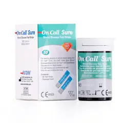 ON CALL - Tiras Reactivas Para Glucosa Sure Fco 50 Und