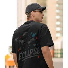 GENERICO - Polo oversize Eclipse Gym Hombre