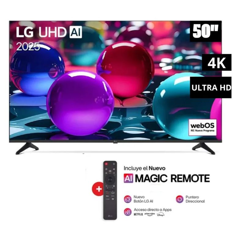 TELEVISOR 50 UHD AI UA73 4K Smart TV - 2025 + Magic Remote
