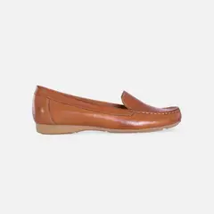 GINO BIGIONI - Mocasin Mujer de cuero MOC NATURAL