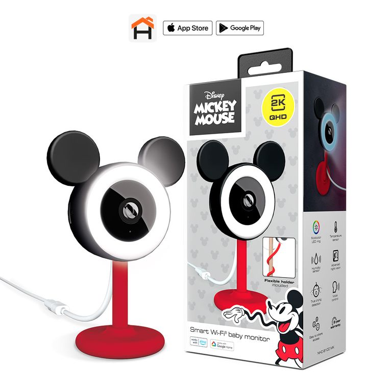 SMART CAMERA NEXXT 2K PARA MONITOREAR AL BEBE NHC-B100MK