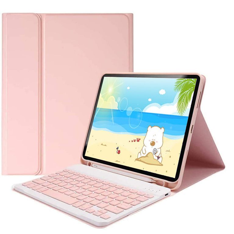 Funda con teclado de español Ñ para Galaxy Tab S10Lite S10FE S9FE S9S8