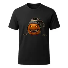 AQUA&MODA - Polo 100% Algodón Estilo Clasico Unisex AquaModa Logo HalloWeen Calabaza POHWC2