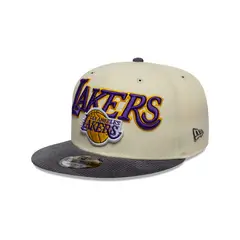 NEW ERA - Gorra 9Fifty NBA Los Angeles Lakers Cord Visor Light Beige