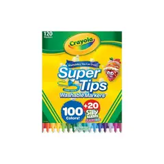 CRAYOLA - Plumones Lettering SuperTips x 100 unds +20 Silly Scents