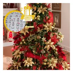 GENERICO - Bolas con Diseño de Estrella en Dorado Y+Regalo Stickers