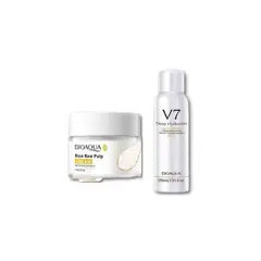 BIOAQUA - PACK CREMA ACLARANTE DE ARROZ Y SPRAY ACLARANTE DE CUERPO V7