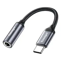 ESSAGER - Adaptador Dac Usb C A Jack 35mm De Aluminio