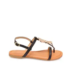 Piazza - Sandalia Dorsay Casual CESI-2612 Negro