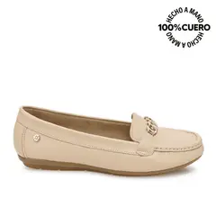 VIALE - Zapato Mocasín Casual CORE-2504 PaloRosa Cuero
