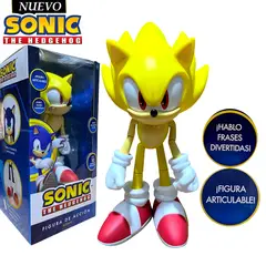 SONIC - Muñeco Super The Hedgehog Musical y Articulable
