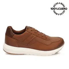 VIALE - Zapatilla Casual JOSE-2603 Toffe Homme Cuero