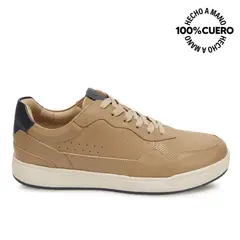 VIALE - Zapatilla Casual JOSE-2606 Nutria Homme Cuero