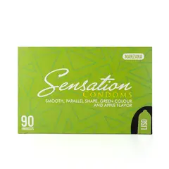GENERICO - Preservativos Sensation Manzana Liso Caja 90 X 3 Und