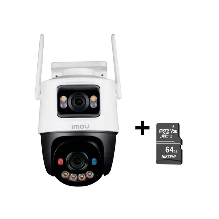 Cámara de Seguridad Wifi Wifi Cruiser Dual 10MP Exterior + Micro SD 64GB