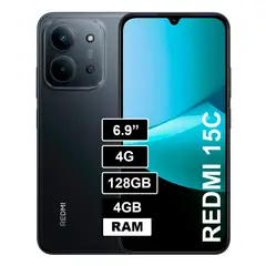 XIAOMI - REDMI 15C 128GB 4GB NEGRO