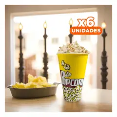 RYBIU IMPORT - Pack6 Cubo Diversion y Sabor en Amarillo Y+Regalo Stickers.