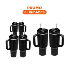 RYBIU IMPORT - Pack6 Termo Practico para Oficinas de Color Negro