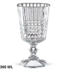 ICHIMATSU - Set de 6 Copas para vino de vidrio Rayas 360 ml-Ichimatsu