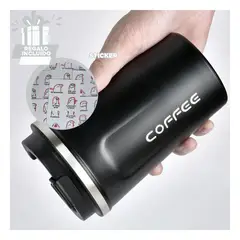 RYBIU IMPORT - Vaso a prueba de Fuga en Negro Y+Regalo Stickers