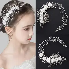 GENERICO - TOCADOR TIARA CORONA PEINETA GANCHO PRIMERA COMUNION