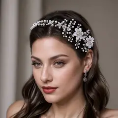 GENERICO - TOCADO PEINETA ELEGANTE PARA NOVIA Y DAMA DE HONOR