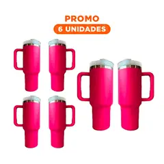 RYBIU IMPORT - Pack6 Termo Practico para Oficinas de Color Fucsia