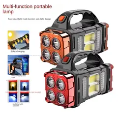OEM - Gran Linterna Reflector Solar Portatil Multifuncional con 4Faros Potentes