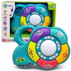 GENERICO - JUGUETE TAMBOR DE FLOR CON LUCES Y SONIDO