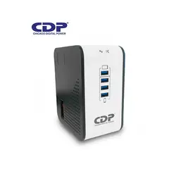 CDP - Estabilizador R2CU-AVR1008i 1000VA/500W 8 SALIDAS 4 PUERTOS USB