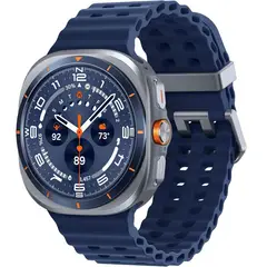 SAMSUNG - Galaxy Watch Ultra 2025 47mm LTE Smartwatch - Titanium Blue