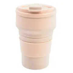 ZIMRAHYG - Vaso Plegable Silicona Frio caliente té café Rosa