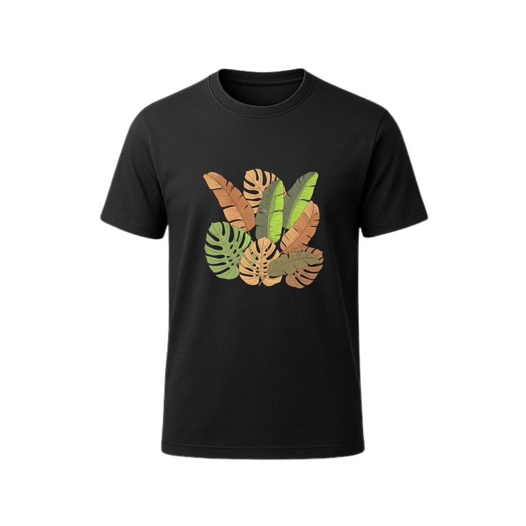 Polo 100% Algodón Estilo Clasico Unisex AquaModa Logo Hojas Primaverales POHP1