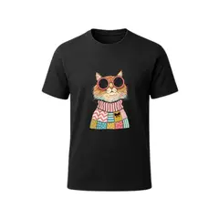 AQUA&MODA - Polo 100% Algodón Estilo Clasico Unisex AquaModa Logo Gatito Cool POGC5