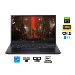ACER - LAPTOP GAMER NITRO V15 I5 13VA 8GB 512GB SSD RTX 3050 6GB 144HZ IPS FHD