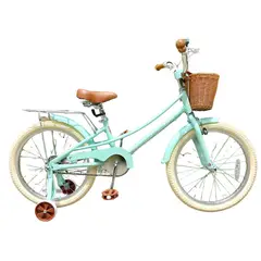 JOY STAR - Bicicleta para Niña con Rueditas Stitch aro 20 Verde Agua