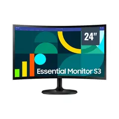SAMSUNG - Monitor S3 Curvo S24D360GAL 24 FHD 100Hz 4ms