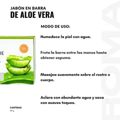 BIOAQUA - PACK 3 JABÓN EN BARRA DE ALOE VERA 100G